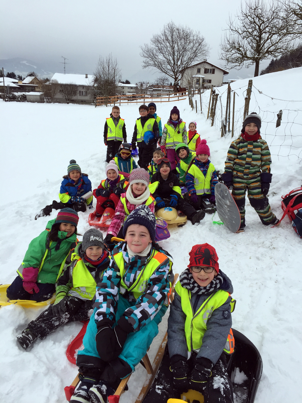 schlitteln klassenbild